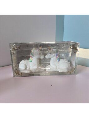 FRANCESCA'S Unicorn Fantasy Salt & Pepper Shakers NEW NIB
